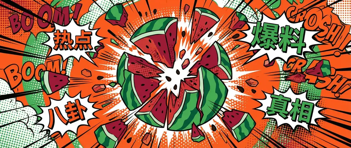 袁立 赵岭 今日头瓜爆炸漫画横幅